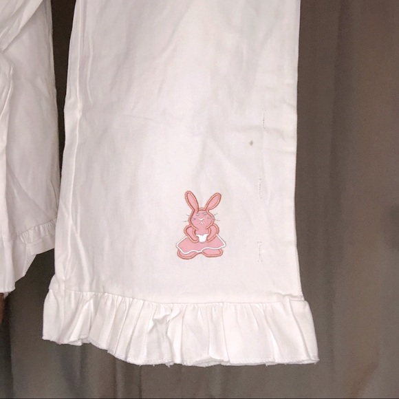 Elastic Waist Ruffled Bunny Pants - Picture 2 of 2